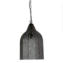 Oriel Lighting-Istanbul  Antique Rust Laser Cut Metal Pendant in Antique Bronze Finish(AR) / White (WH) Finish
